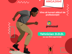 Tehnician dezinsectie, dezinfectie, deratizare