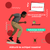 Tehnician dezinsectie, dezinfectie, deratizare